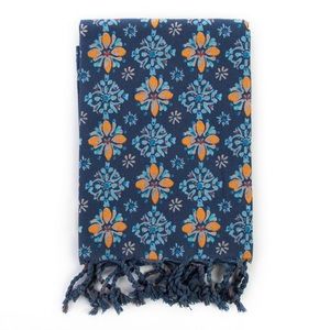 xoxo, dominique Kitchen - XOXO, Dominique Navy Floral Tea Towel xoxo, dominique Kitchen - XOXO, Dominique Navy Floral Tea Towel